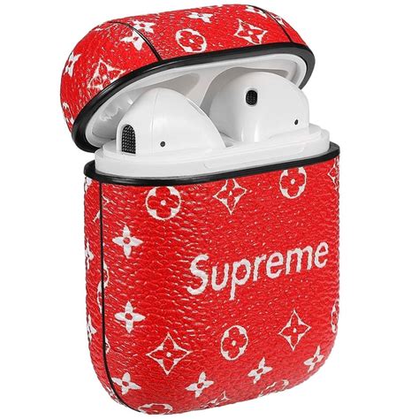 louis vuitton supreme airpod|louis vuitton airpods case original.